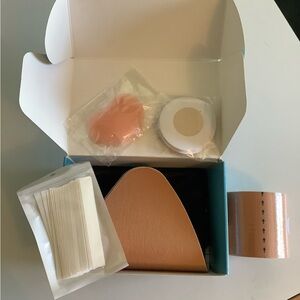 Peach and White Adhesive Kit